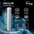 thumbnail image 2 of iSpring FUS15-PB Replacement Filter with MetSorb® Media for US15L-PB Under Sink Water Filter, Reduces Lead, Arsenic, Chlorine, Bad Taste & Odor, 15K Gallons High Capacity, 2 of 4