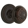 thumbnail image 1 of Nostalgic Warehouse Rope Rosette with Egg & Dart Knob, Passage - 2.75", Timeless Bronze, 1 of 1