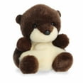 thumbnail image 2 of Aurora - Mini Brown Adorable Stuffed Animal - 5" Elena River Otter - Palm Pals, 2 of 4