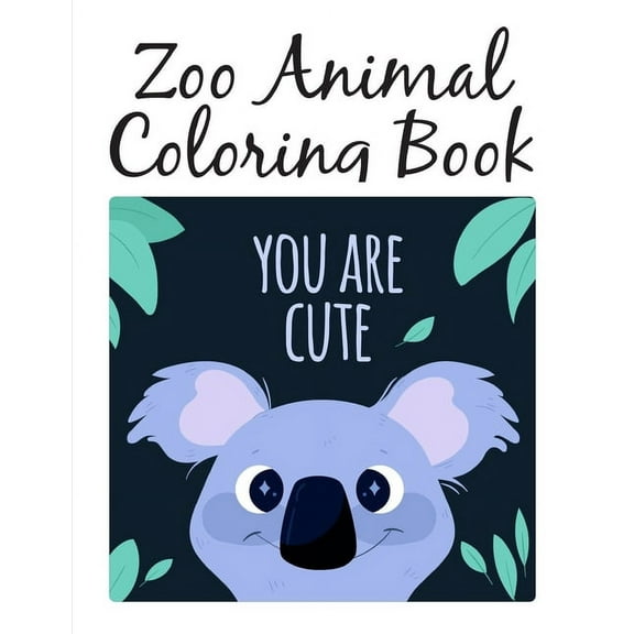 Zoo Animal Coloring Book: picture books for children ages 4-6 Animal Art Therapy Paperback 1713489961 9781713489962 J.K. Mimo