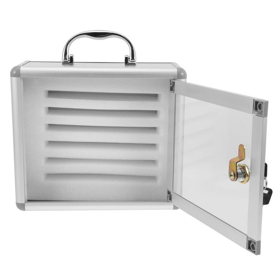 STRANDCHIC Metal Cell Phone Storage Locker with Wall Mount, Anti-Pressure Secure Box for Phones and Small Electronic Devices