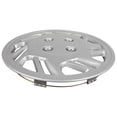 thumbnail image 5 of SCITOO Snap On Hubcap Auto Tire Replacement Exterior Cap OEM Steel Wheel Hubcaps Wheel Cover Rim 14 Inch Set of 4 PP Silver Hub Caps Universal, 5 of 5