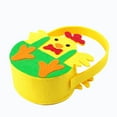 thumbnail image 3 of Bolsa de regalo de Pascua duradera, bolsa de mano, cesta de galletas para niños, cesta de aperitivos, decoración de recuerdo de fiesta Amarillo verde, 3 of 4
