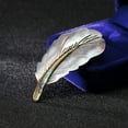 thumbnail image 6 of OUNONA Masteelf Natural Abalone Shell Brooch Pin for Women Corsage Lapel Shaped Broches Jewelry for Banquet Weddings, 6 of 8