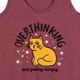thumbnail image 3 of Instant Message - Overthinking and Getting Hangry - Women's Racerback Tank Top, 3 of 6