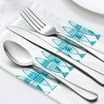 thumbnail image 2 of Silverware Flatware, Stainless Steel Cutlery Eating Utensils, Mirror Finished, Dishwasher Safe, 2 of 7