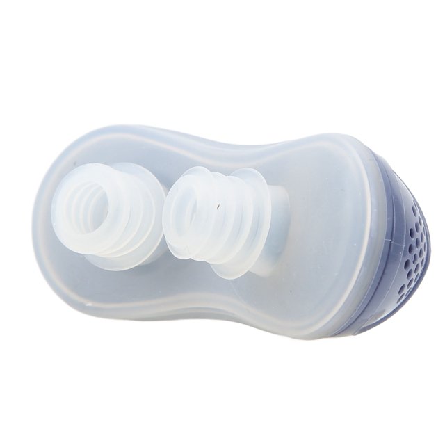 Electric Snoring Solution Device, Micro Blower Comfortable Sleep Easy Breathe Prevent Snoring Device Portable Simple Use For Travel Use White,Blue