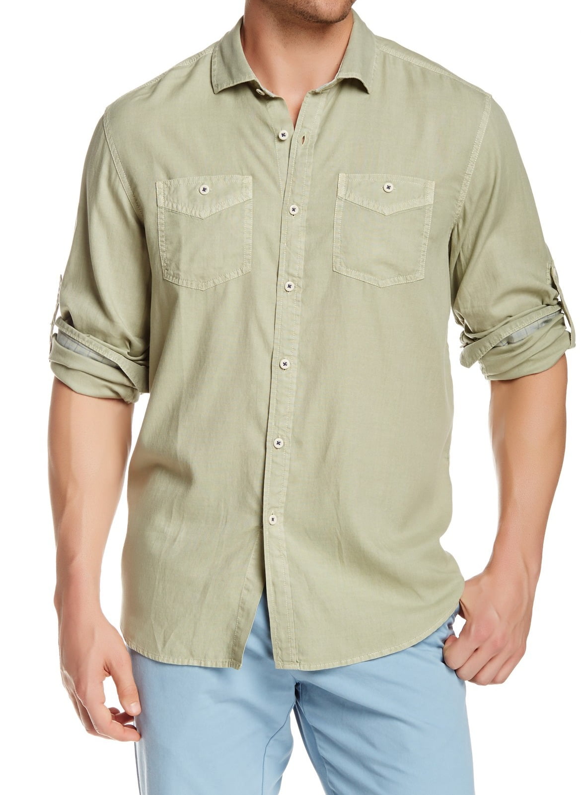 Tommy Bahama - Tommy Bahama NEW Green Mens Size Large L Oxford Button ...