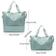 thumbnail image 3 of Bolsa de deporte grande expandible para hombre y mujer | Bolsa deportiva impermeable con separación entre ropa húmeda y seca | Bolsa de viaje para fin de semana, escuela y trabajo | Capacidad para, 3 of 8