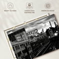 thumbnail image 6 of Elephant Stock Manhattan At Nightfall Bw Wall Art - Horizontal Canvas Wall Art - Living Room Wall Decor - Transportation Canvas - Black And Gray Decor By Philippe Hugonnard - 12" x 8", 6 of 8