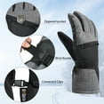 thumbnail image 2 of Solaris Men Winter Ski Snow Gloves with Breathable Face Mask The Warmest 3M Insulation Waterproof Outdoor Snowboard Mitt, 2 of 7
