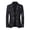 A, variant on Vedolay Mens Coat Men's Solid Color Open Front Plus Size Long Sleeve Office Blazers Jacket,B XL