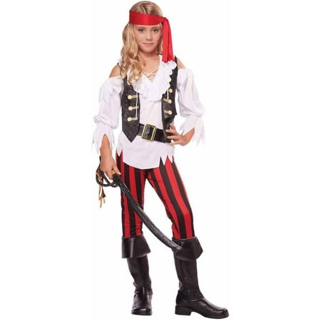 Posh Pirate Girls' Child Halloween Costume