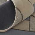 thumbnail image 4 of Feizy Nash Modern Geometric, Tan/Brown/Blue, 3'6" x 5'6" Accent Rug Handmade Sheen Bohemian & Eclectic Color Block Floor Rug for Living room Bedroom, 4 of 8