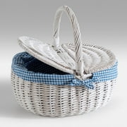 Nantucket Steps Beach Handlebar Basket