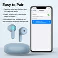 thumbnail image 6 of Edifier X2 True Wireless Earbuds, Deep Bass Bluetooth Earbuds, blue, 6 of 8
