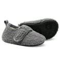 thumbnail image 6 of Barerun Toddler Boys Girls House Slippers Indoor Home Shoes Warm Socks for Kids Grey, 6 of 7