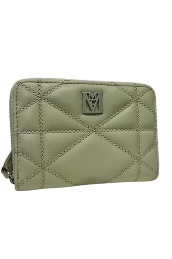 Pre-Owned MCM (MCM) Wallet/Coin Case MYL DSLM01 J3001 Light Beige Leather Women's Round