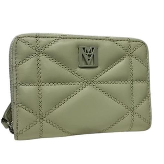 Pre-Owned MCM (MCM) Wallet/Coin Case MYL DSLM01 J3001 Light Beige Leather Women's Round