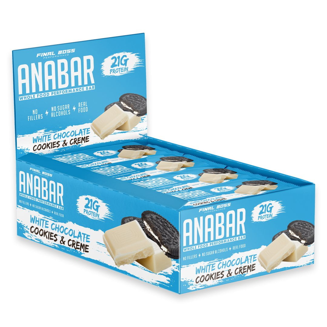 Anabar Cookies and Cream 12 Protein Bars Final Boss Performance 21