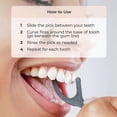 thumbnail image 4 of PUL Dental Floss Picks, Biodegradeable Plant Based Floss Sticks with Mint Floss, 50 Count, 4 of 9