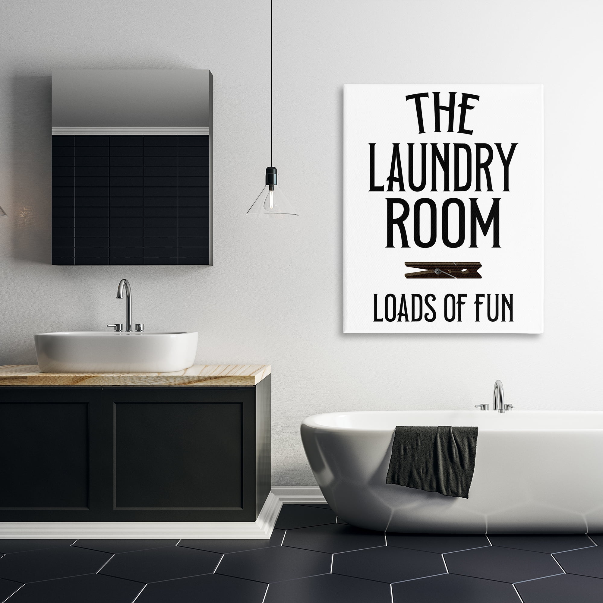 Loads Of Fun Clothespin Canvas Wall Art, design by Kim Allen