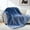 Navy, variant on Teler Faux Fur Weighted Blanket for Adults, Sherpa Queen Size Heavy Blanket for Sleeping, 60” x 80”, 20 lbs,Gray