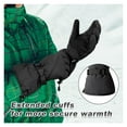 thumbnail image 7 of Men Women Skiing Gloves Waterproof Winter Warm Gloves Snowboard Gloves Motorcycle Riding Cycling Windproof Full Finger Gloves Suitable For Hiking Driving ,Flexible and Comfortable, 7 of 7