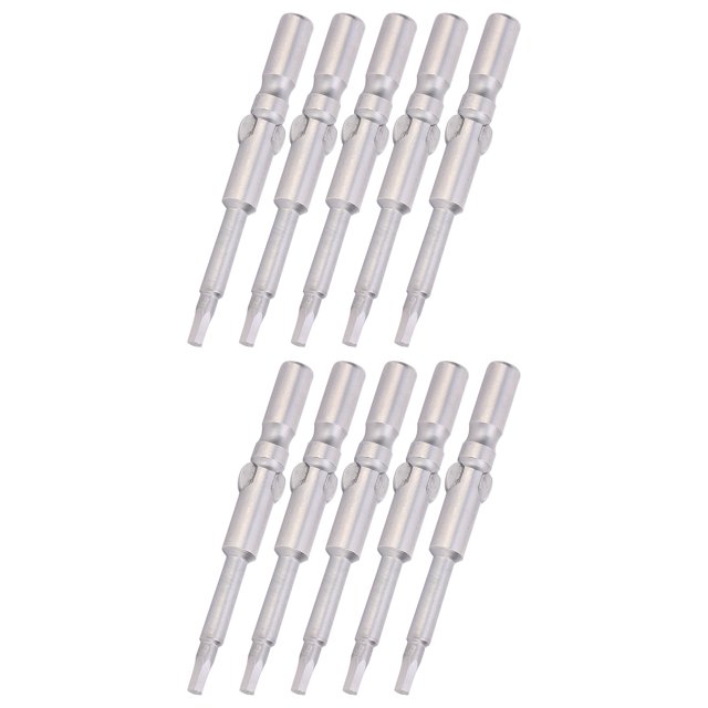 Puntas De Destornillador Endurecidas De 2,5 Mm, 10 Puntas De Destornillador De Cabeza Magnética Para Necesidades De Reemplazo ANGGREK Hardware Parts