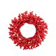 thumbnail image 3 of Corona rojos para puerta, corona navideña para colgar en la pared, decoración navideña para Acción de Gracias, jardín, aniversario, invierno, 3 of 8