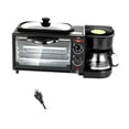 thumbnail image 2 of DOLITY Breakfast Maker Breakfast Machine Grill Griddle Bread Egg 3 in 1 Versatile Breakfast Center Station Breakfast Station, 2 of 9