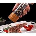 thumbnail image 3 of SM Stainless Steel Manual Pepper Mill - Adjustable Particle Size (6 Inch), 3 of 5