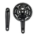 thumbnail image 4 of BUCKLOS MTB Crankset Square Taper with 22/24/26/32/38/42/44T Chainring Set, 170mm 104/64 BCD Hybrid Mountain Bike Crankset 8/9/10 Speed Compatible with Shimano Sram FSA, 4 of 8