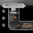 thumbnail image 5 of Rejilla de malla desmontable para desagüe de piso, diseño rectangular de acero inoxidable para drenaje de alto flujo en cocinas y baños, 5 of 5