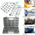 thumbnail image 2 of HLONK 40pcs Tap And Die Set  M3-M12 Screw Nut Tap And Die Set  Hand Tools With Wrenches Pitch Gauge  Threading Tool Set For Cutting External And Internal Threads Machining With Adjustable, 2 of 5
