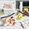 thumbnail image 4 of ZWILLING Fresh & Save 7-pc Vacuum Sealer Machine Starter Set, Sous Vide Bags, Meal prep, Airtight Containers, 4 of 9