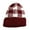 Wine, variant on Beanies,Beanie Hats Winter Brush Lined Soft Warm Knit Cap Ski Sock Cuff Cap Winter Hats,Hats for Women Gold