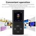 thumbnail image 4 of MP3 Player, 1.8 Inch TFT Screen HiFi Sound MP3 Music Player with 7 Sound Effects, USB Rechargeable Portable Music Player Support Up to 64GB, 4 of 7