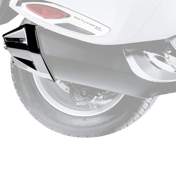 NEW CAN-AM SPYDER RS ST RT 2014-2013 EXHAUST TIP AND HEAT SHIELD CHROME 219400473