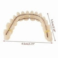 thumbnail image 5 of Dentaduras postizas LIUYMXG Carillas dentales superiores e inferiores juego de fundas para dientes, 5 of 5