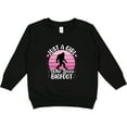 thumbnail image 2 of Inktastic Just a Girl Who Loves Bigfoot Toddler Sweatshirt, 2 of 4