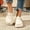 Beige, variant on Women's Woven Clog Mules, Closed Toe with Adjustable Buckle, Breathable Comfort Footwear for Casual Beige 38