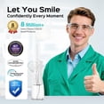 thumbnail image 4 of Water Flosser Dental Cleaner: 4 Modes Wireless Portable Dental Cleaning Device White 30(5360)&4 Orthodontic Jet Tips Replacement Head Set for Braces Cleaning, 4 of 4