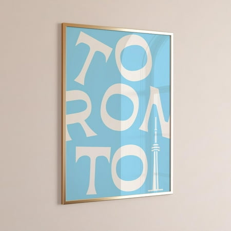 Toronto Travel Print-Toronto Canada Travel Exhibition Print-Cute Trendy Wall Art-Toronto City Typography Poster-Minimalist Printable Art Wall Art, Modern Wall Decor, 8x12 UNFRAMED
