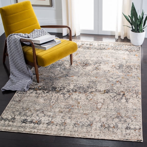 Safavieh Limitee Kostadin Bordered Area Rug, Gray/Beige, 5'1" x 7'6"