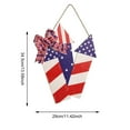 thumbnail image 3 of Welcome Independence Day Home Decoration Door Wall Decor Hanging Sign, 3 of 4