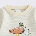 thumbnail image 6 of larppty Western Baby Boy Clothes Infant Cowboy Mallard Duck Romper Rodeo Country Hunting Jumpsuit Fall Winter Outfit, 6 of 7