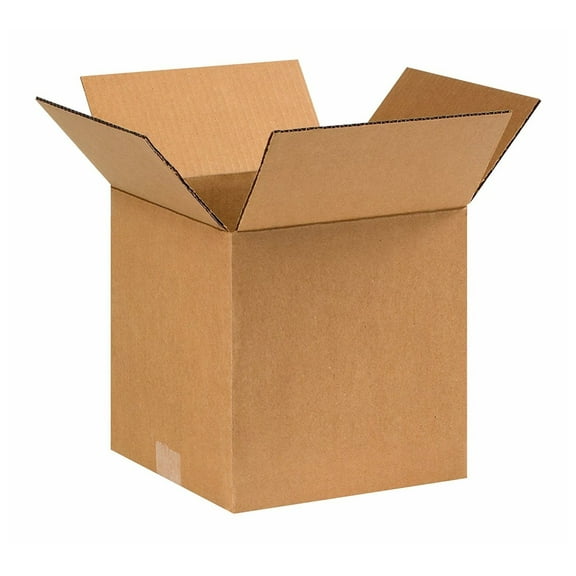 Shipping Boxes Medium, 9"L x 9"W x 9"H 25-Pack | Corrugated Cardboard Box for Packing, Moving and Storage 9x9x9 Standard Corrugated