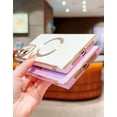 thumbnail image 6 of for iPhone 12 Case Magnetic [Compatible with MagSafe] with Full Camera Protection Cute Slim Luxury Plating Soft TPU Reinforced Corners Cover Case,Pink, 6 of 9