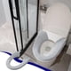 thumbnail image 4 of Toilet Seat Cover Bathroom Soft Thicker Warmer With Snaps Fixed Stretchable Washable Fiber Cloth Toilet Seat Covers Pads Reusable Easy Installation Cleaning, 4 of 8